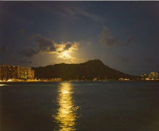 Diamond Head by moonlight